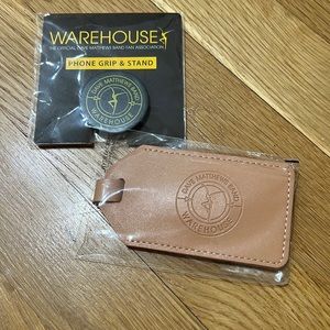 Dave Matthews Band rare Fan Club pop socket and luggage tag